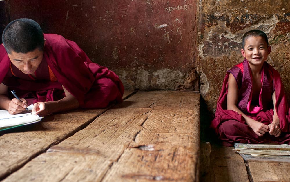 Sprache und Schrift in Bhutan
