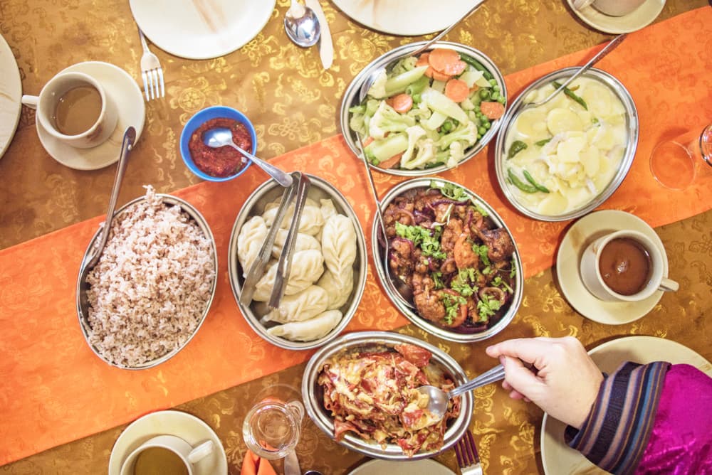 3 traditionelle bhutanische Gerichte zum Selberkoch!