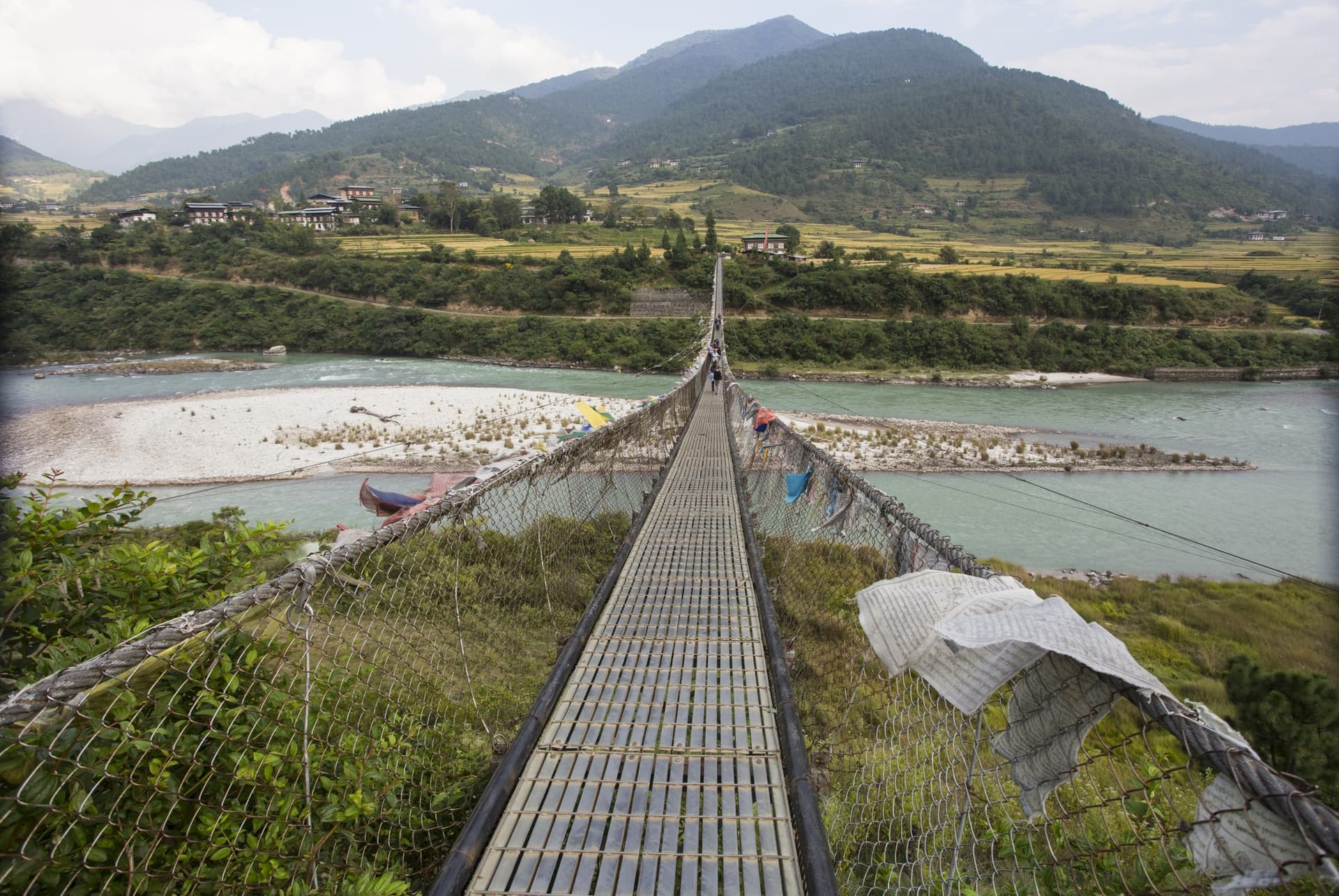 10 Minuten Nervenkitzel garantiert in Punakha