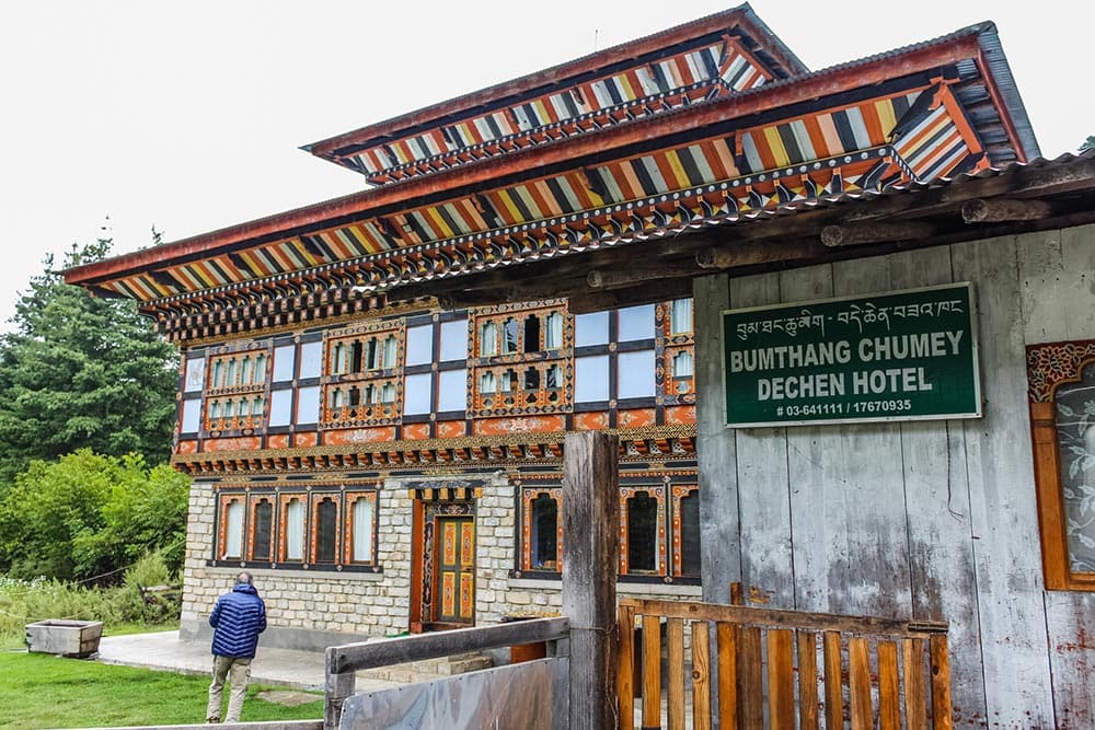 Unterkunft in Bhutan